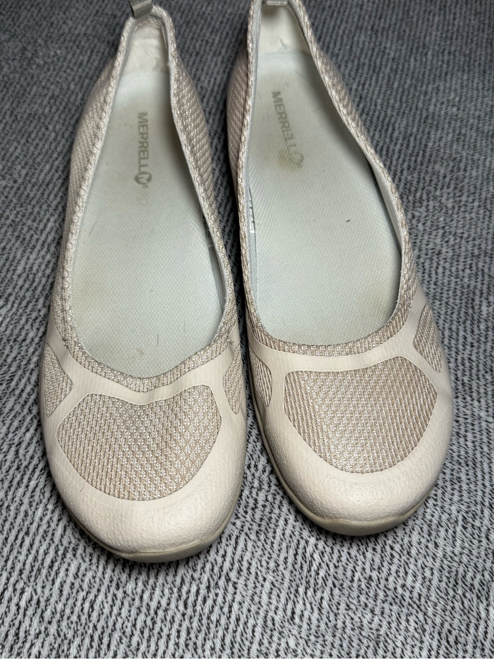 Merrell Women's Neutral Beige Slip-On Flats Size 11